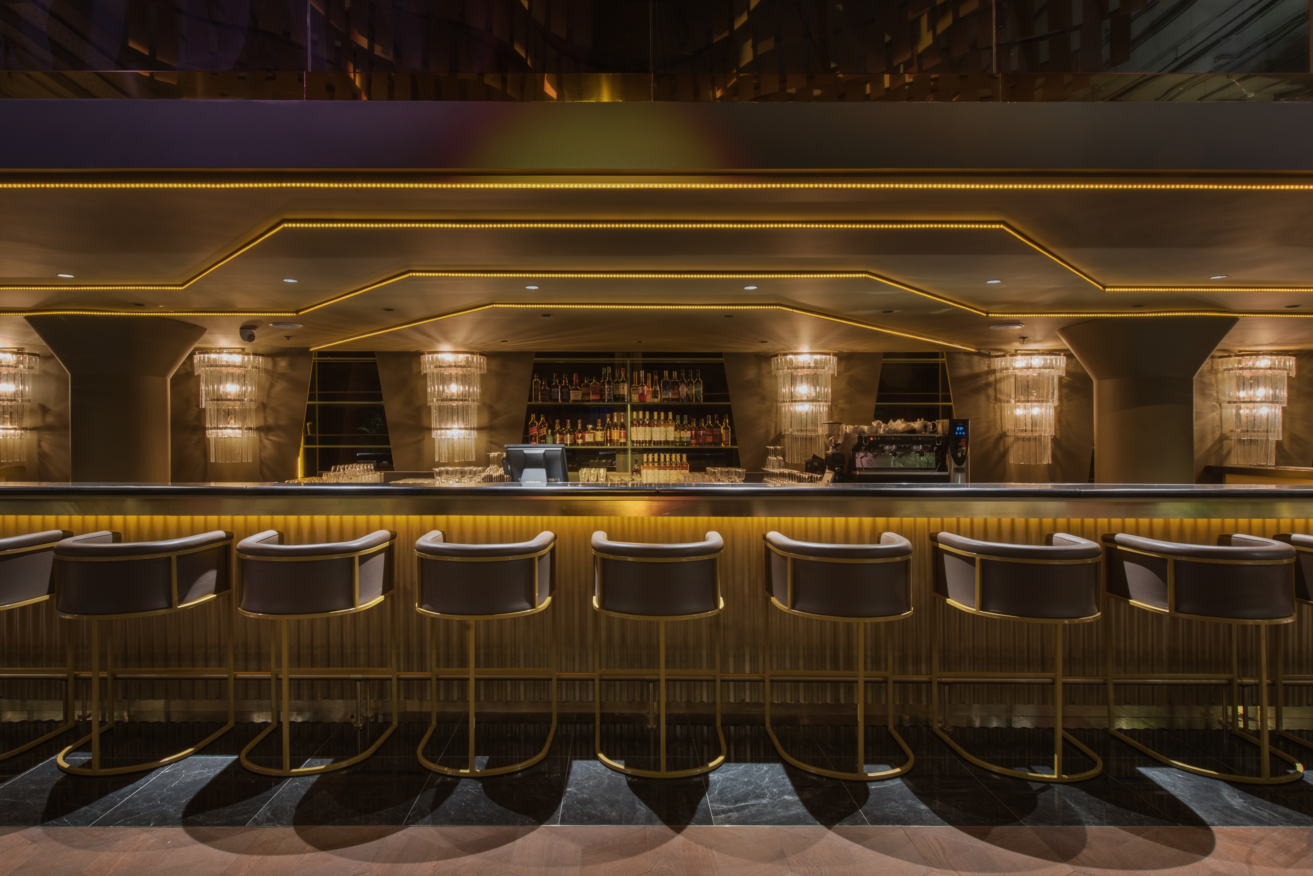 梦幻金碧 Gatsby 风格餐厅丨俄罗斯莫斯科丨ARCHPOINT bureau-7