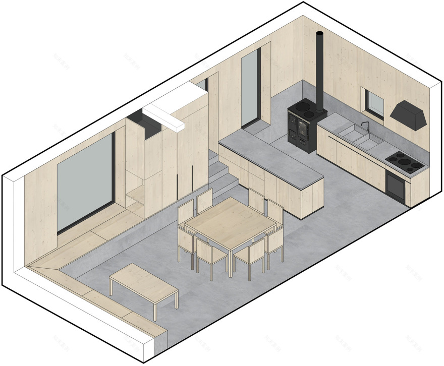 意大利 Kainua 山间住宅丨Ciclostile Architettura-92