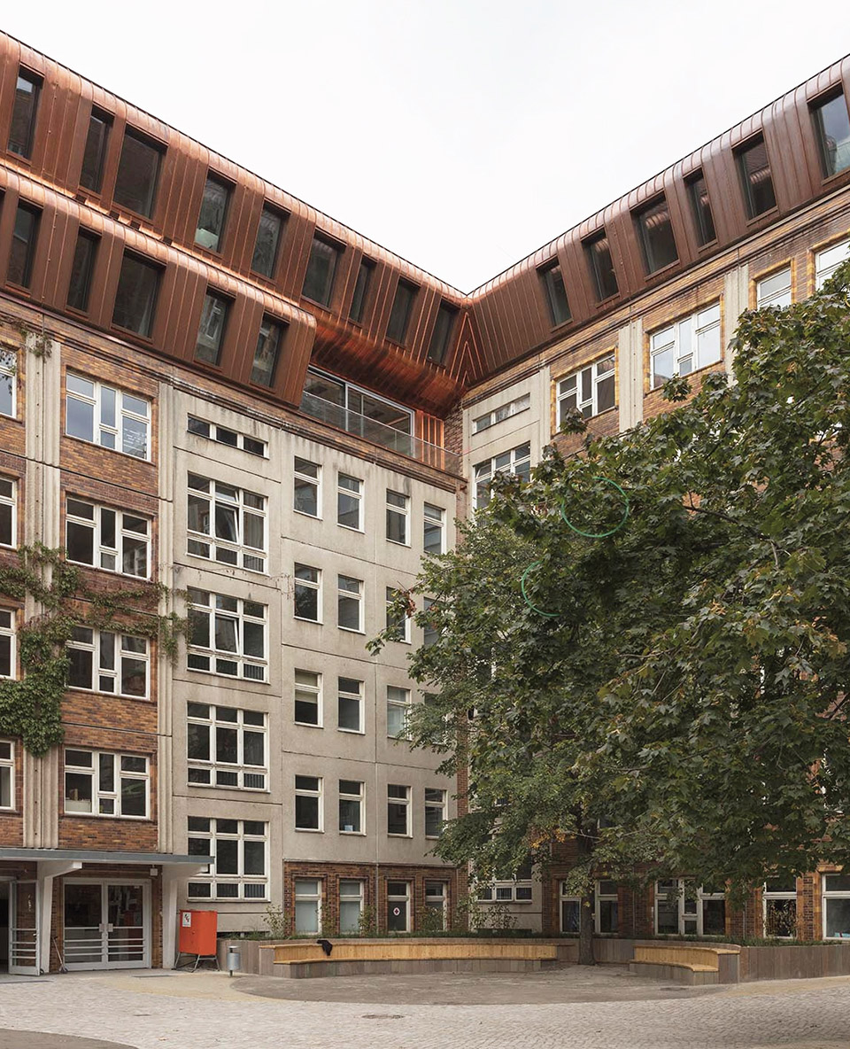 柏林城市学校，德国/校园内的新旧融合-14