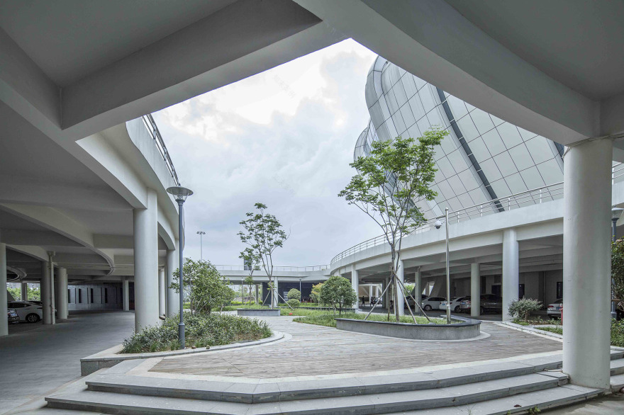 苍南体育中心 | 型钢桁架结构结合曲面网壳,呈现“八”字形构图-26