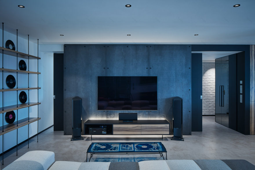 Techno Lover Apartment | 工业风公寓的炫酷演绎-2