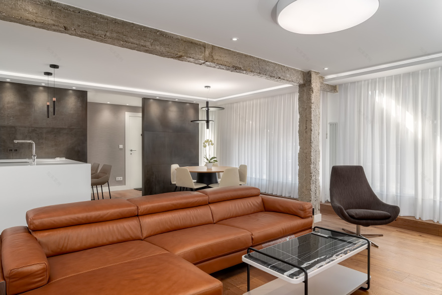 自然呈现的 brutalism 风格家居丨SpainVizcaya丨Efecto3-9