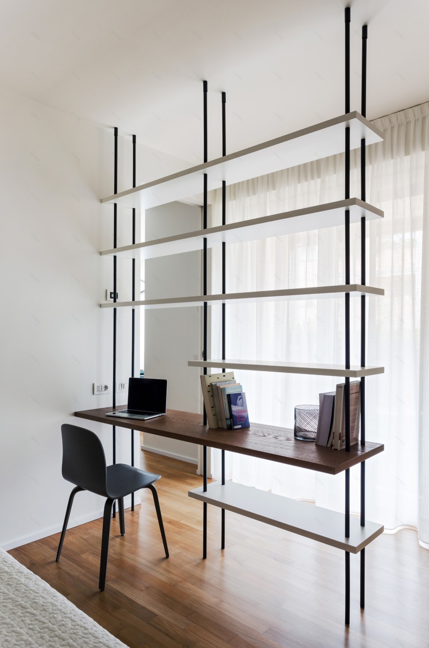 米兰优雅灰调公寓,经典与现代的碰撞-30