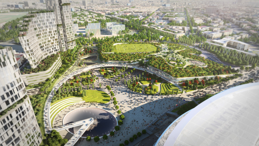 米兰双雄新家·“双环之恋”体育场设计-9