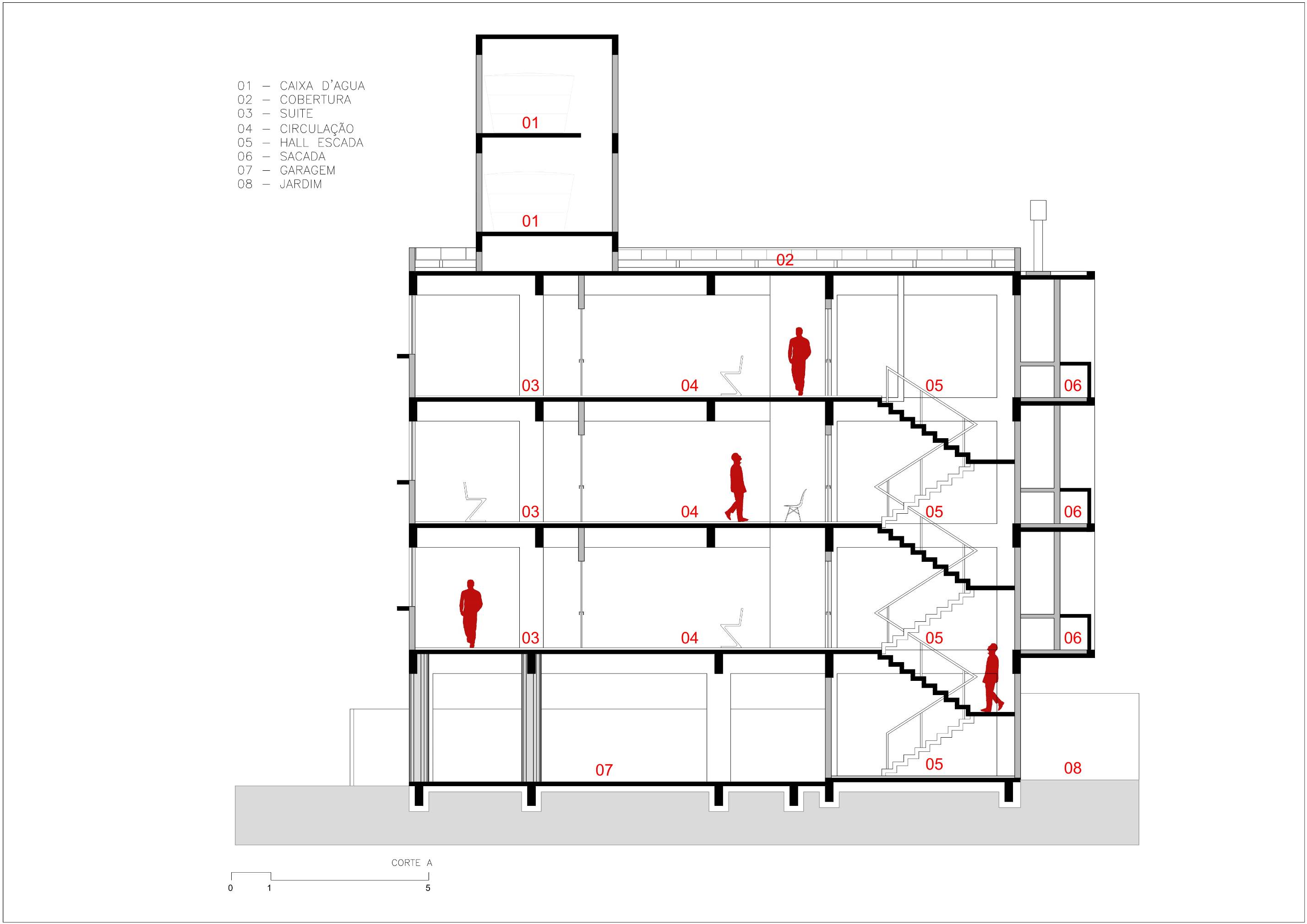 巴西海滨公寓建筑 H1-46