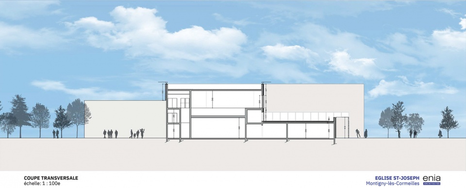 法国圣约瑟夫教堂丨enia architectes-60