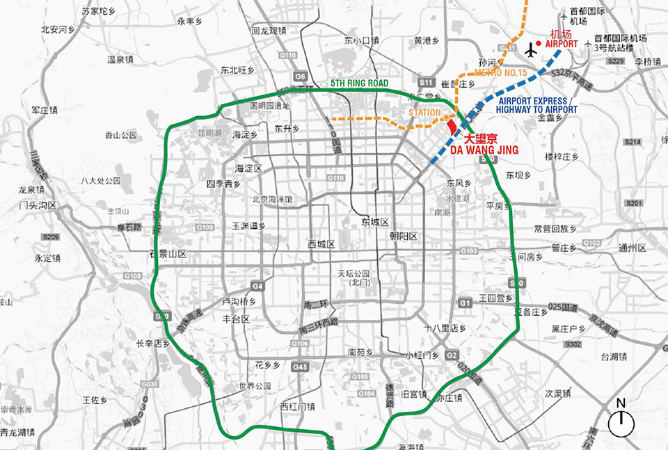 大望京综合开发项目，北京/望京新地标，现代有机的都市绿洲-6