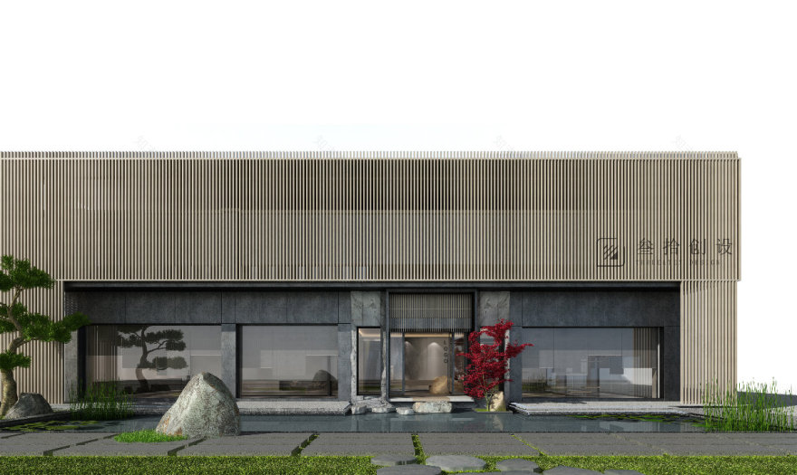 常德格力空调接待中心——自然生态的雅致空间-3