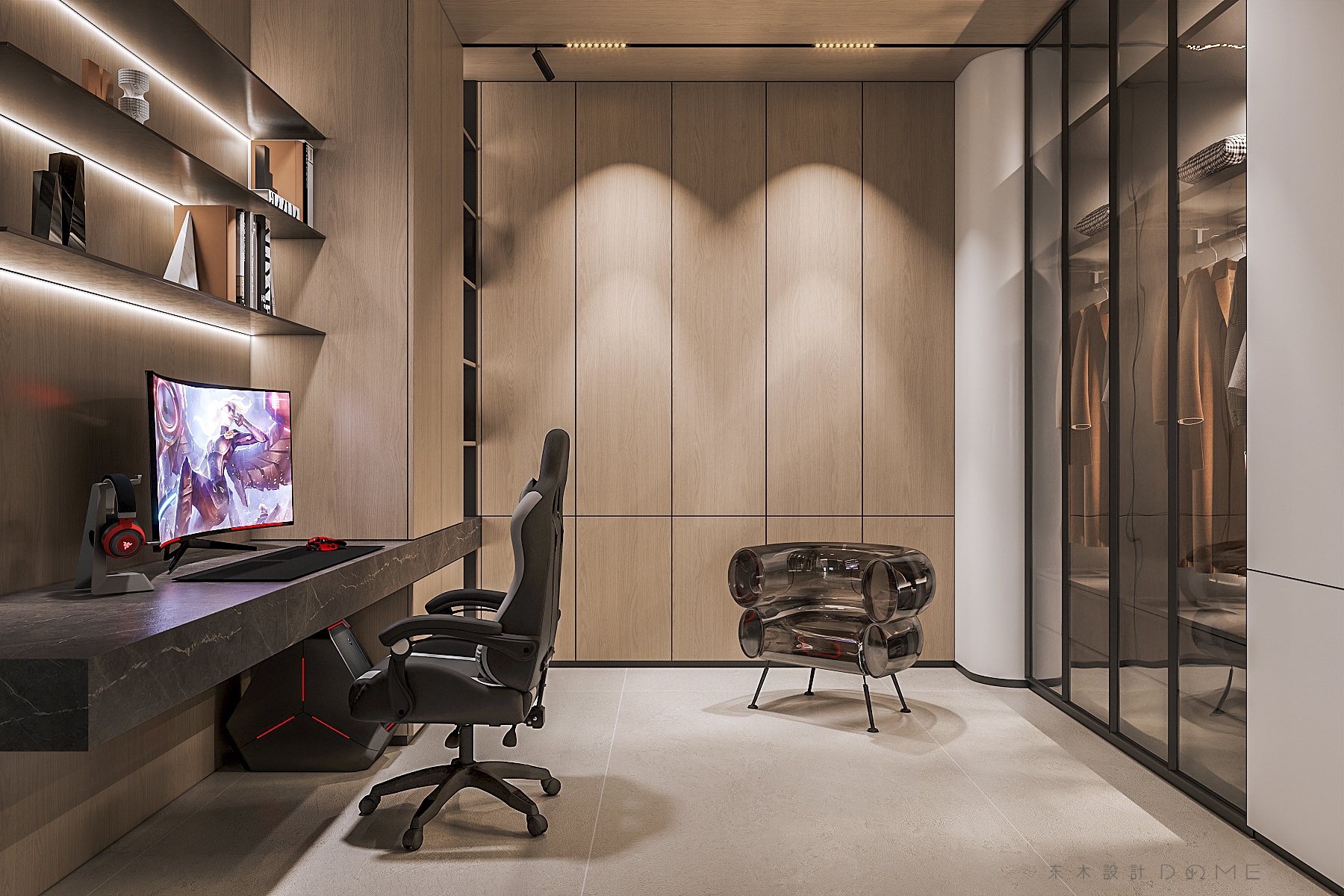 现代平层设计丨东木设计-20