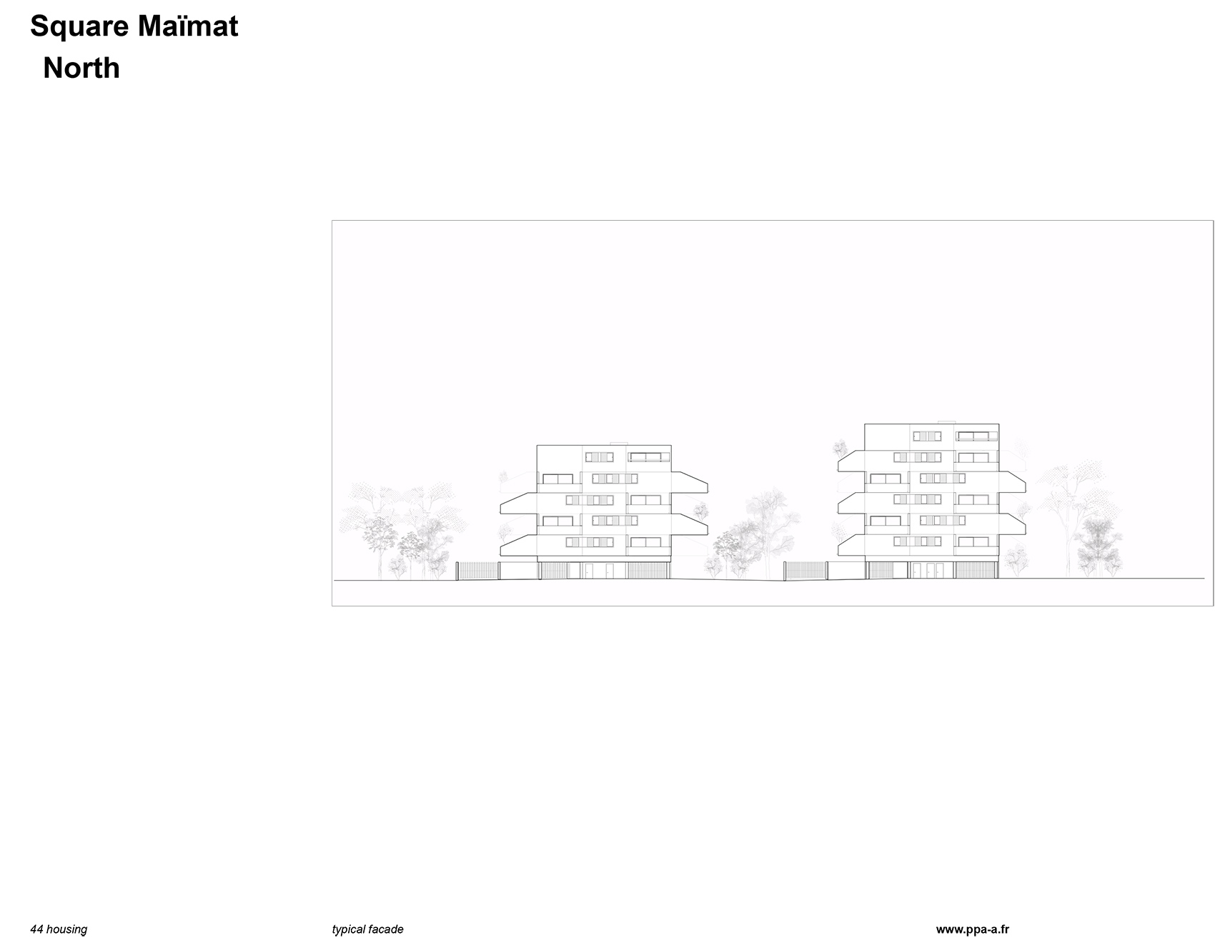 Square Maïmat住宅区更新，法国/释放公共空间，连接社区居民-114