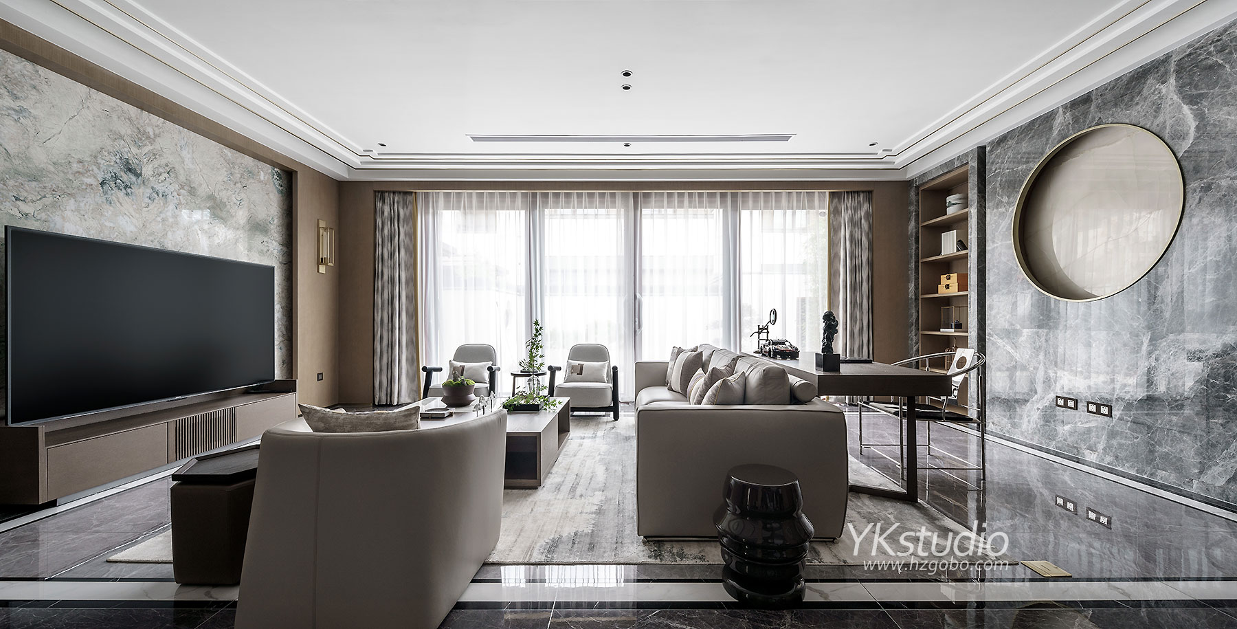 新中式风格别墅-7