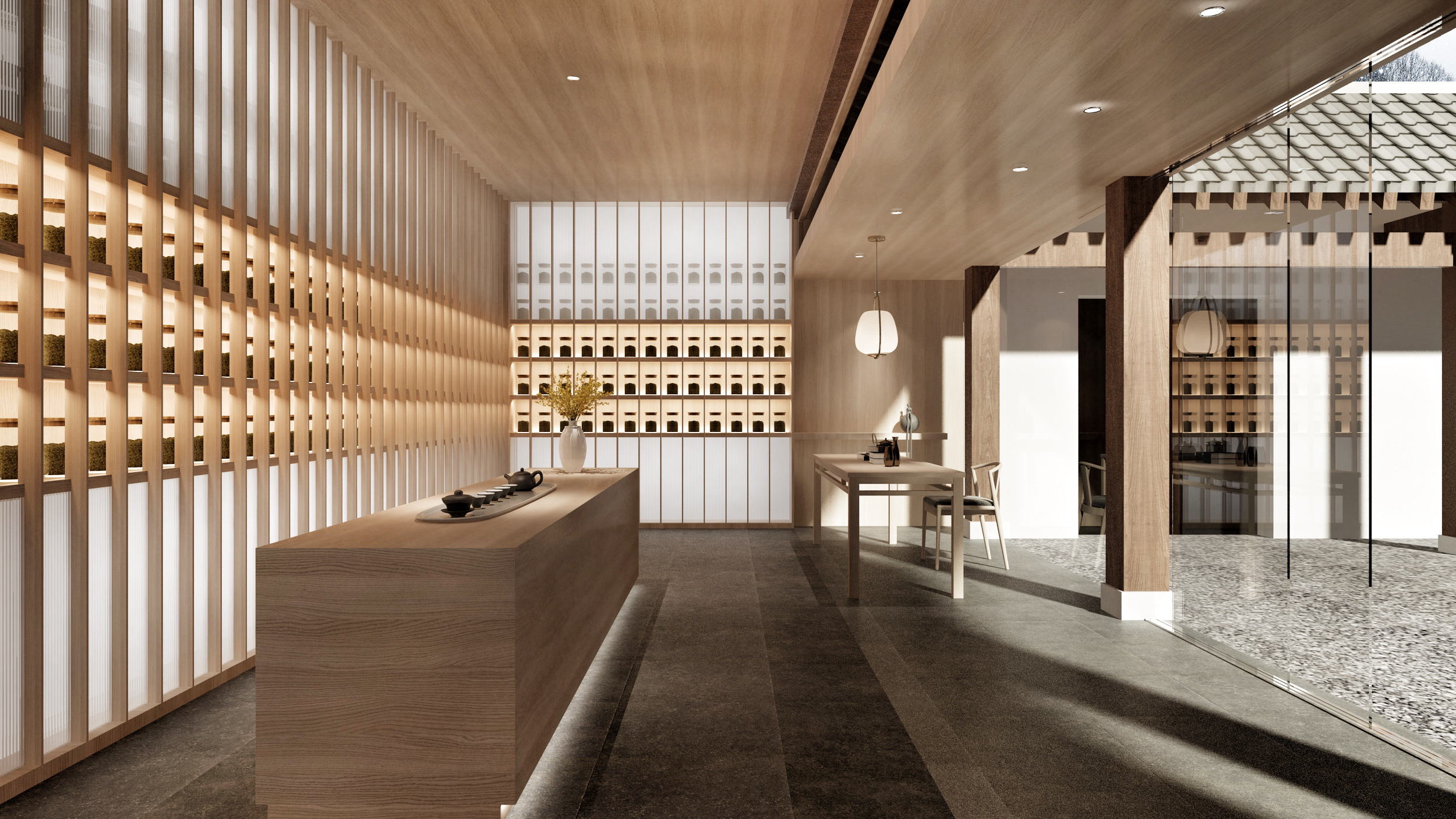 中餐厅丨张杺作品：西湖玉泉苑餐厅-1