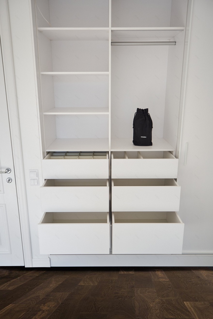 极简白色衣柜与衣帽间设计,时尚温馨-0