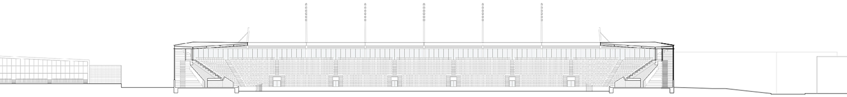 洛桑市新足球场馆，瑞士/散发宁静感的市郊体育设施-61