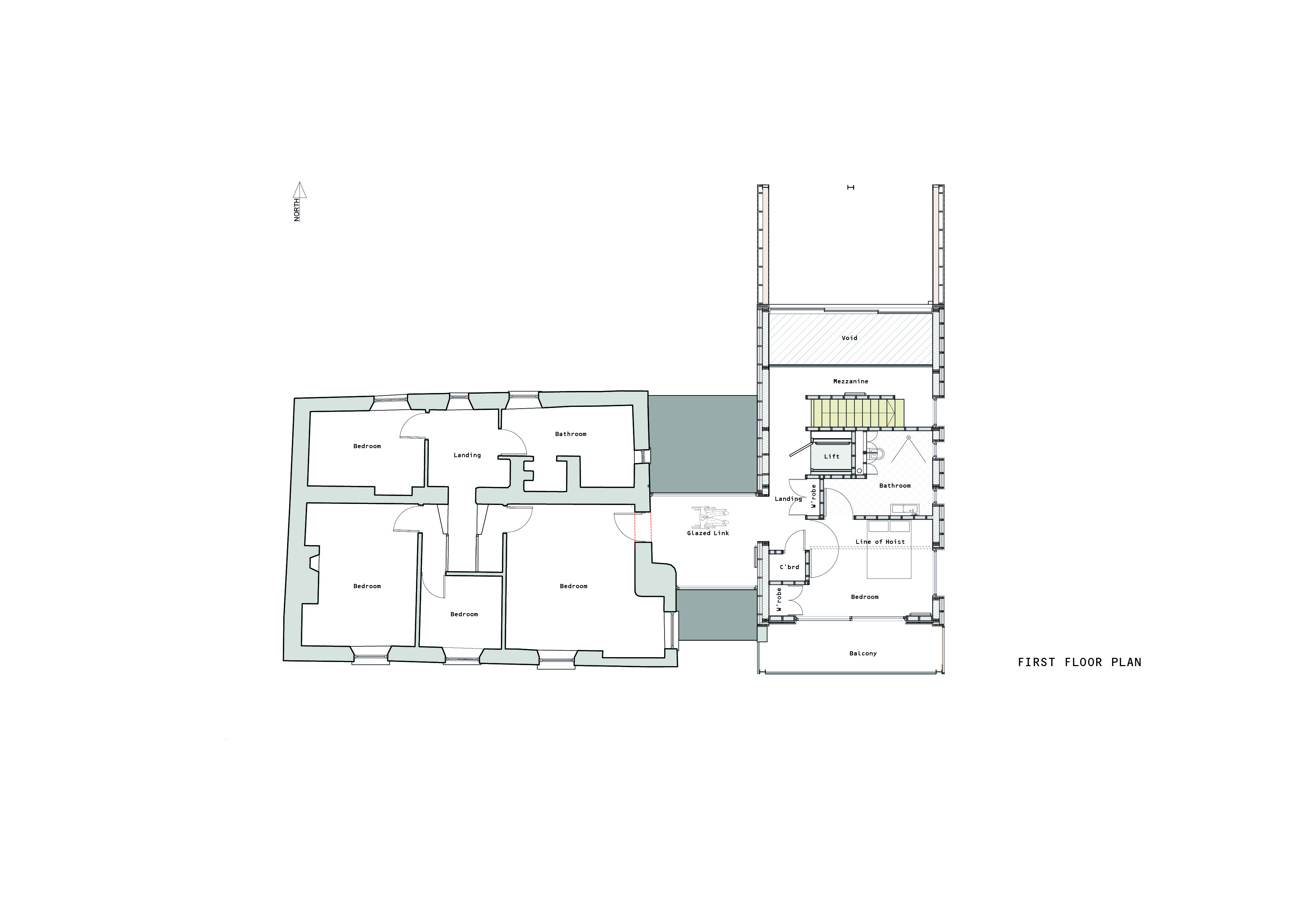 二战遗留问题成就的现代宜居空间——英国 Batelease Farm 别墅建筑-25