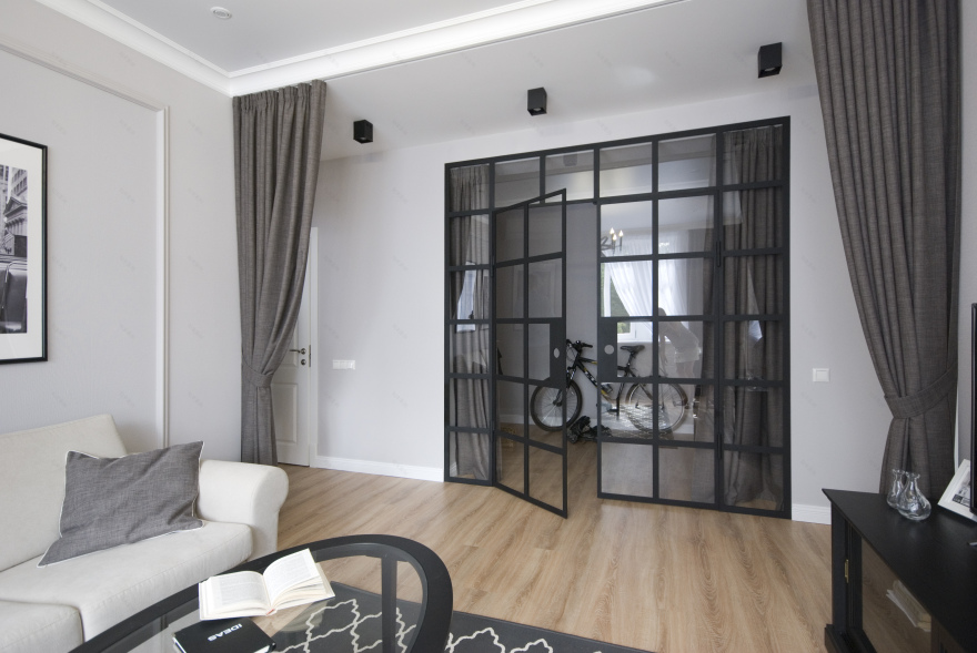 舒适简约风公寓设计——Zaharova apartment-4