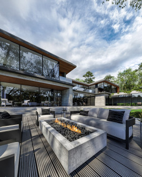 ALEXANDER ZHIDKOV ARCHITECT丨别墅建筑丨House in the suburban village "Agalarov Estate"
