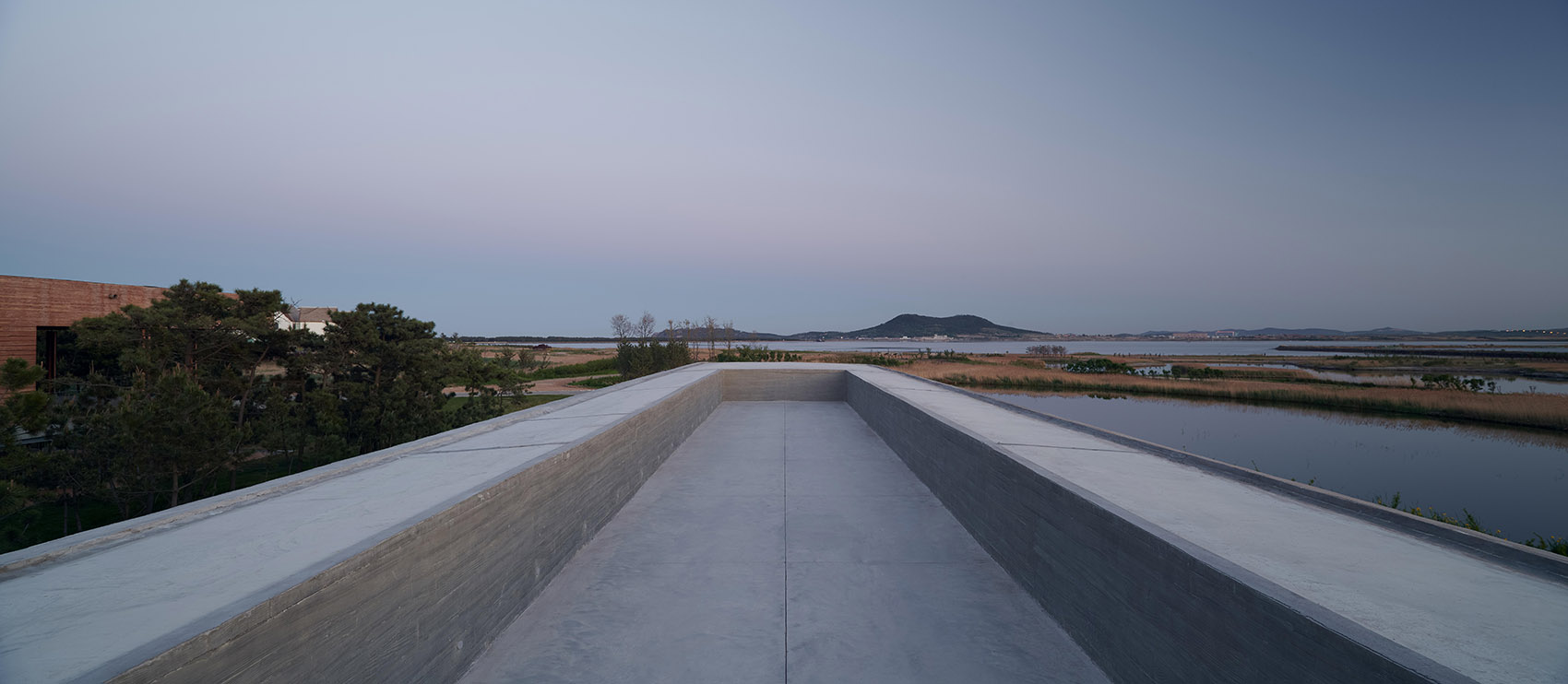 天鹅湖湿地公园景观廊及观鸟塔，山东/一座“桥”和一座“塔”-35