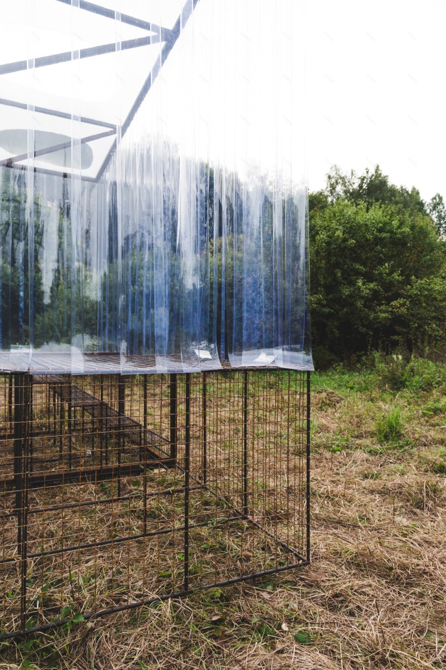 光影交错的“吸收”冥想亭-9