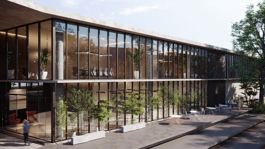 极简主义的绿色商务别墅设计-3