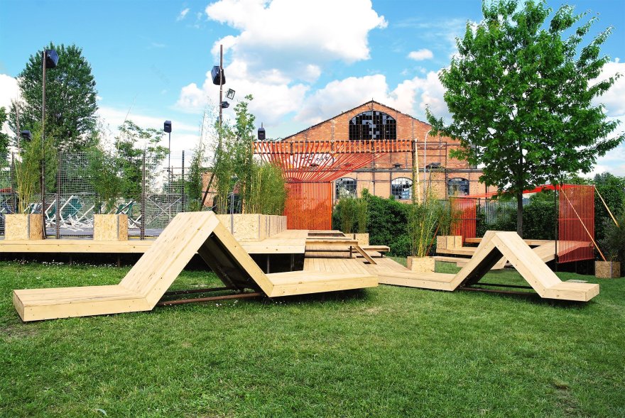 绿意盎然的多功能木质帐篷空间-6