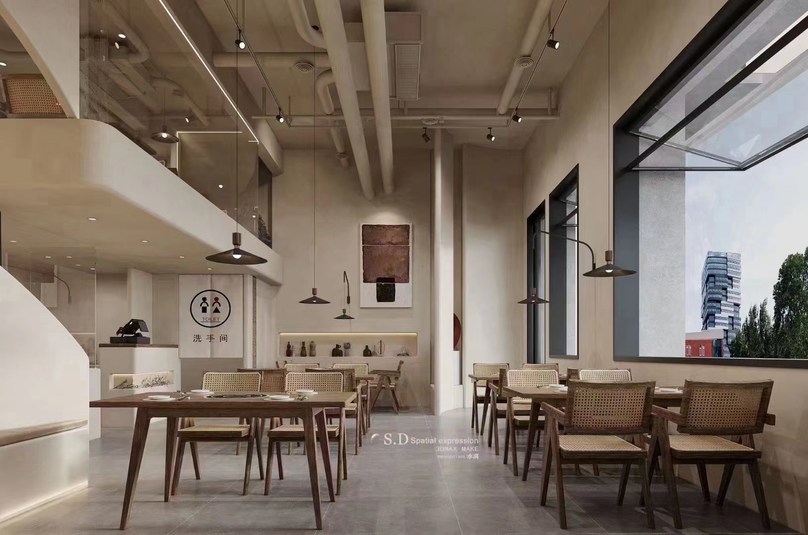 沈阳水滴餐厅 | 独特设计诠释现代美感-7