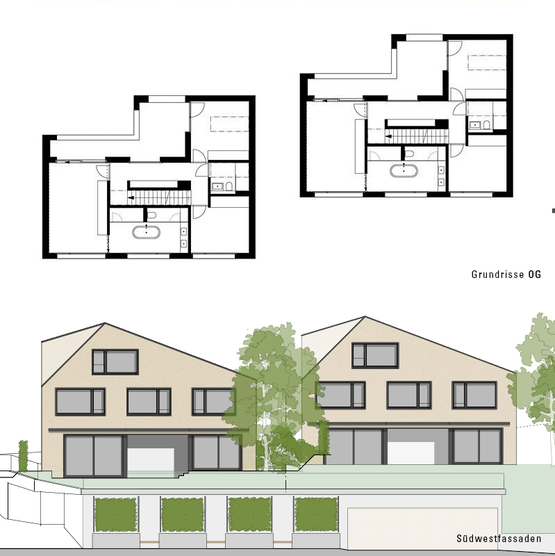 HUBSCHMITZ Architekten 别墅建筑 · Houses in Zumikon-12