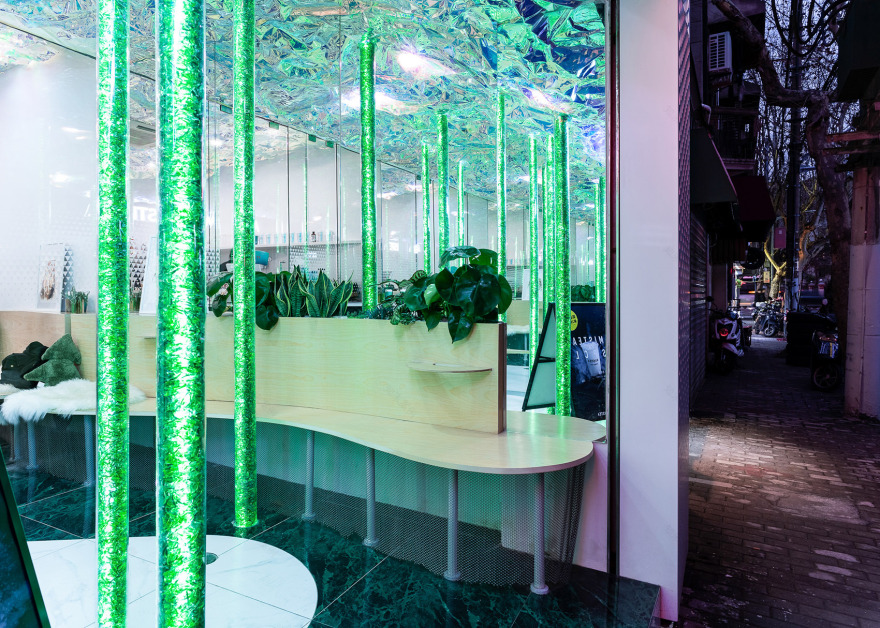 魔都迷幻森林,Mistea 茶饮店设计-24