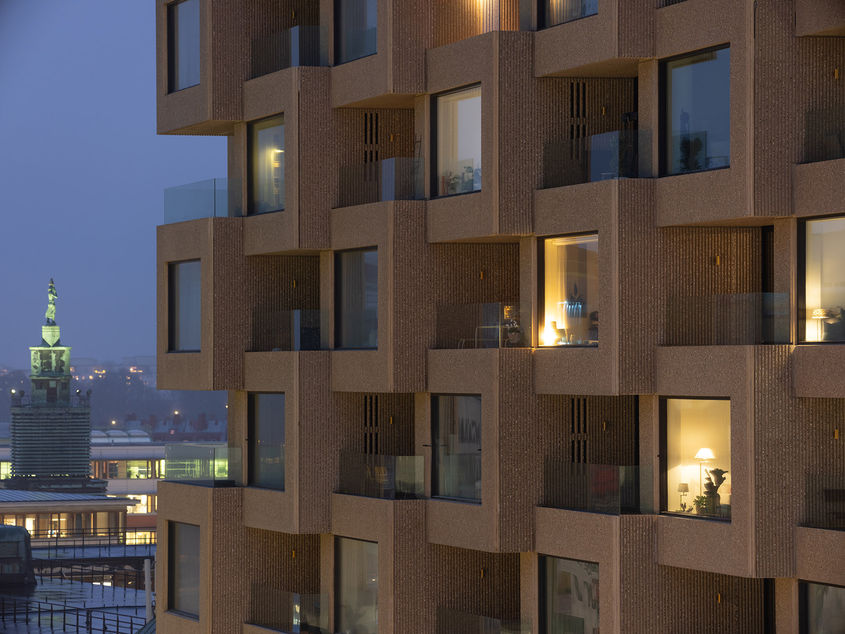 斯德哥尔摩Norra Tornen大楼正式落成/（因为图片更新，故文章提前）北欧城市中的高密度居住新形式-30