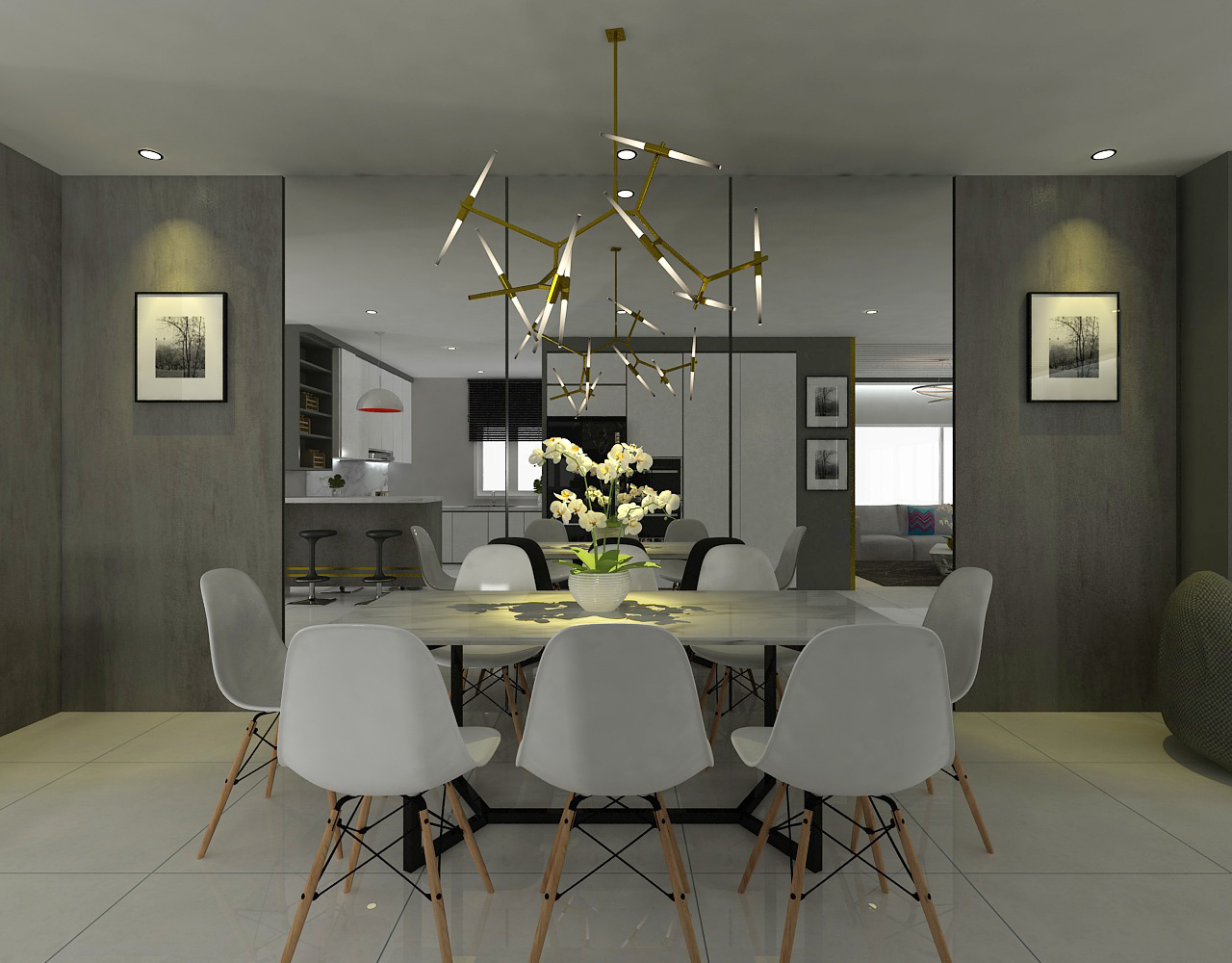 现代摩登公寓,一家五口的温馨家园-13