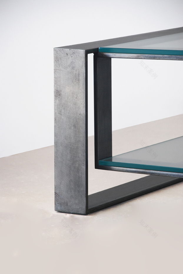 双人工作台定制设计,现代简约风格-6