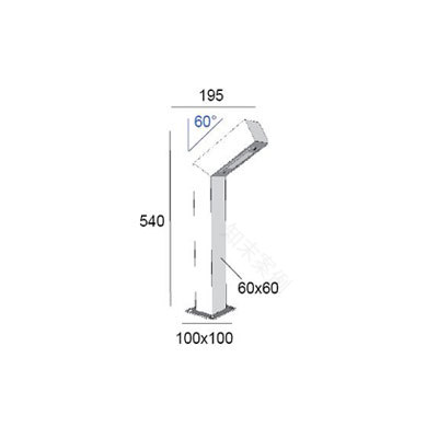 铝制 Torga FL 路灯设计,现代简约导向照明利器-5