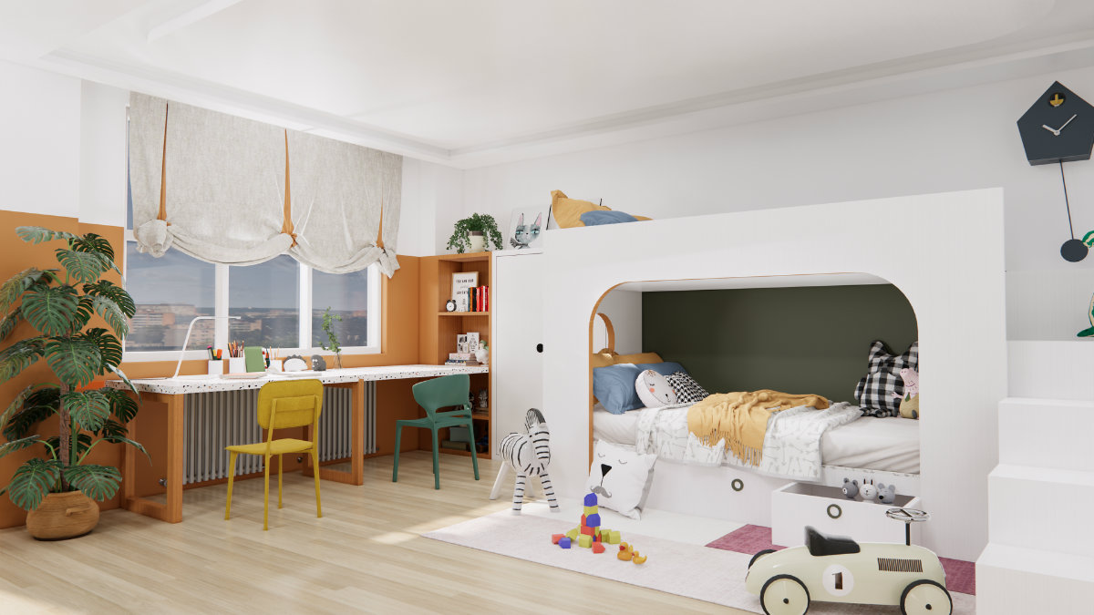 现代风家装工装效果图设计表现-1