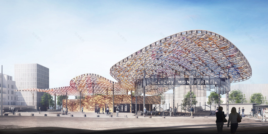 编织建筑 · 融合传统与未来的公共空间设计-12