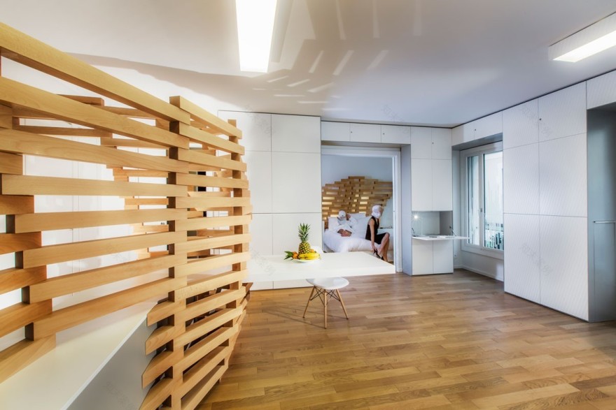 巴黎木波公寓 | 轻盈收纳的艺术-3