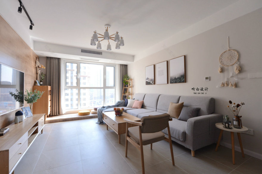 127 平日式混北欧婚房,储物充足、柯基空间足够-17