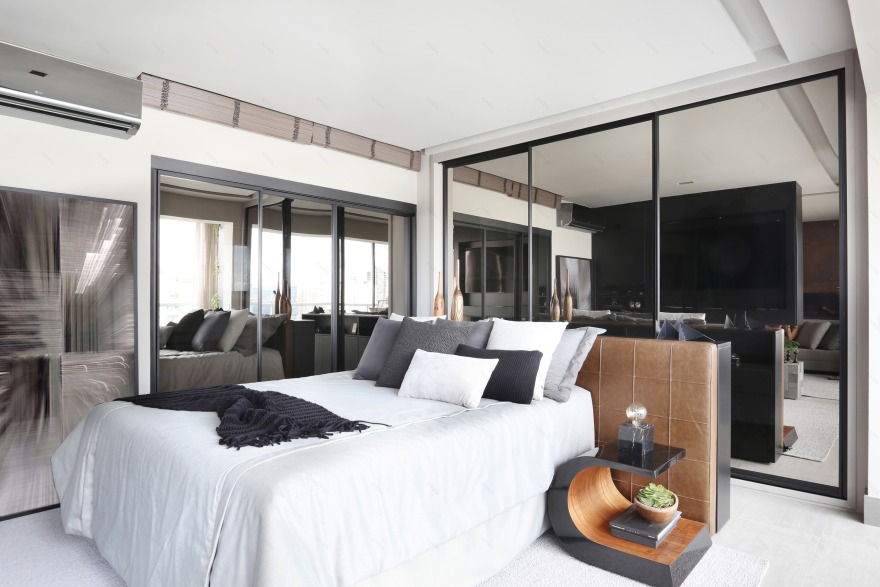 70 平米公寓变身现代酒店风都市家居-2