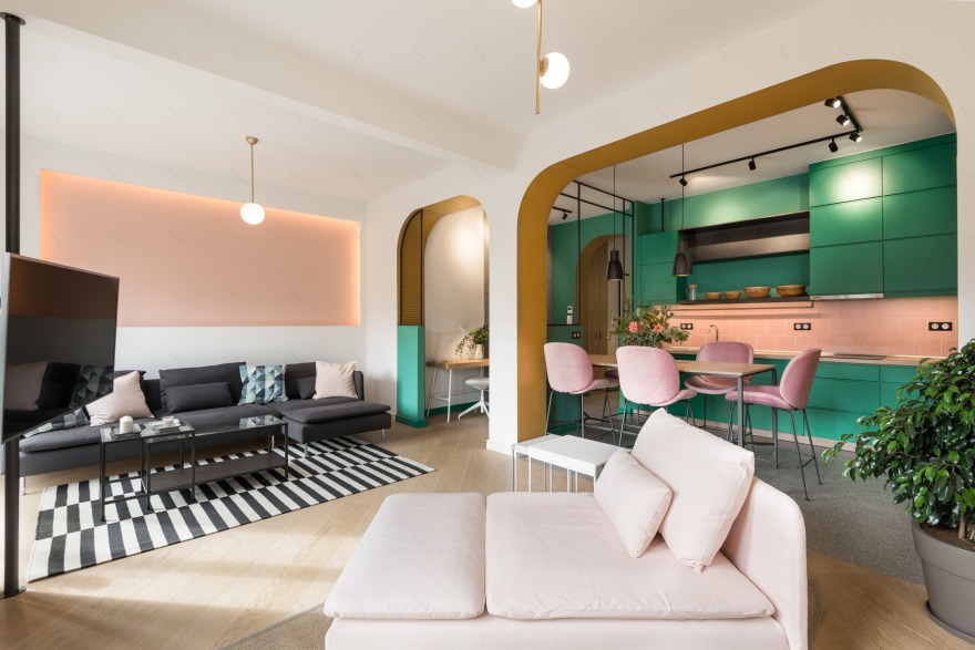 活力充沛的临时家庭公寓-1