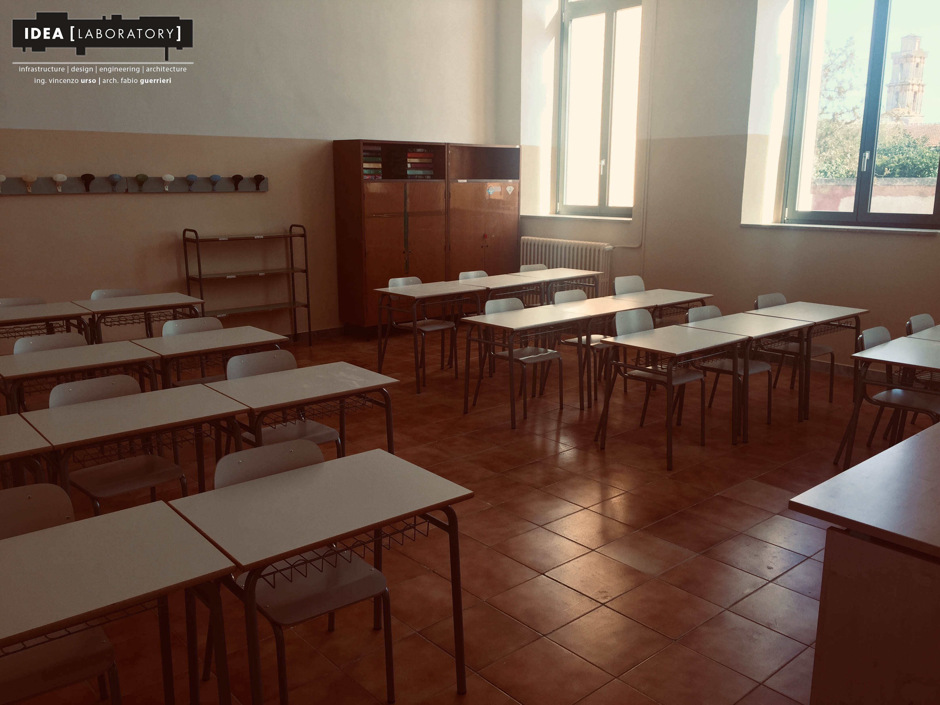 30 年代别墅学校"E. De Amicis"翻新，碳纤维增强结构-10