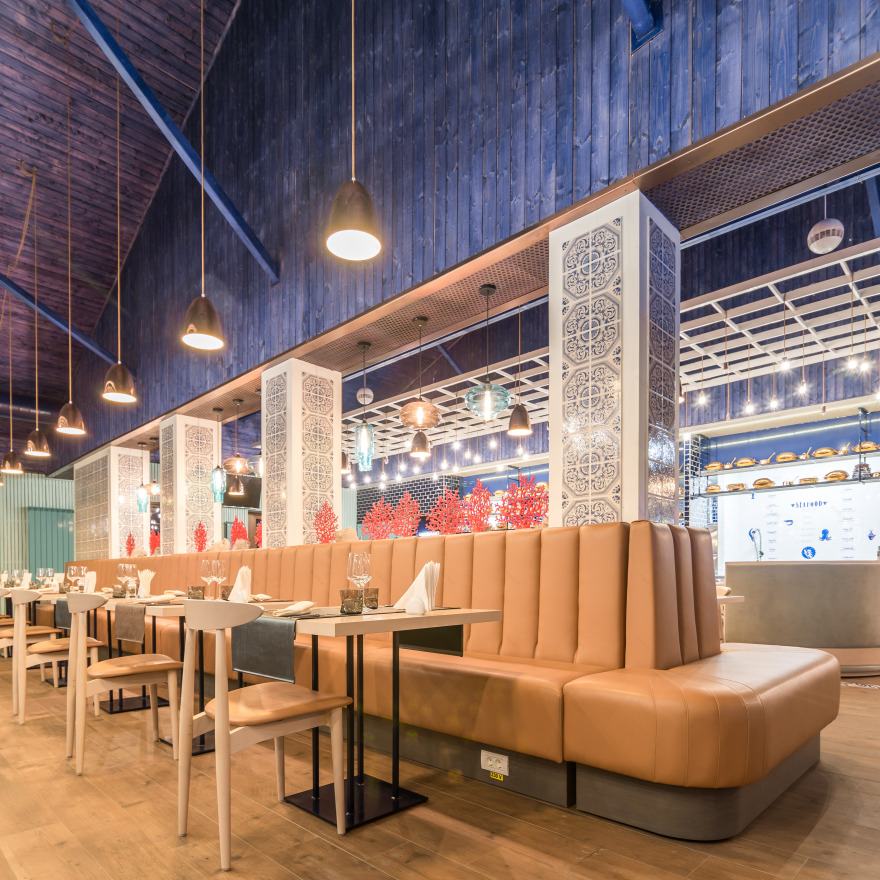 舞动龙虾 · 葡萄牙风情海鲜餐厅设计-27