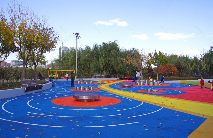 华茂绿线北园改造丨北京市园林古建设计研究院YWA严伟风景园林工作室-49