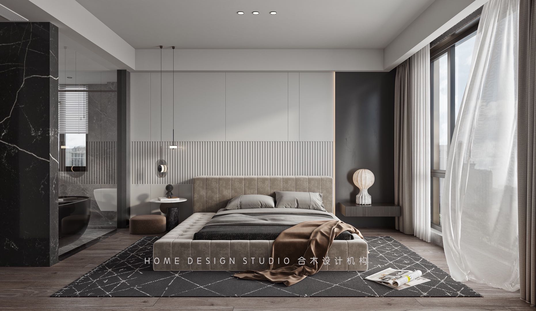 天空之外 · 御景国际现代简约家居设计丨合木原创部-5