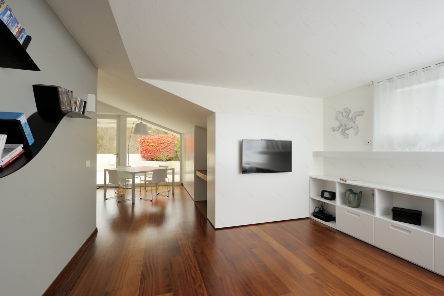 白色纽带 | 特伦托公寓翻新设计-7