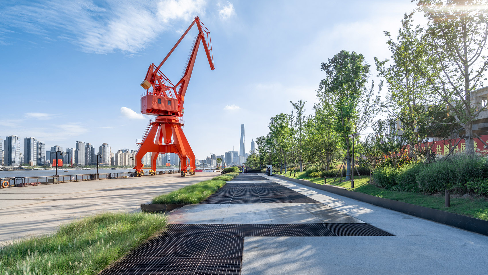 杨浦滨江公共空间二期设计，上海/源自工业遗存的绿道-40