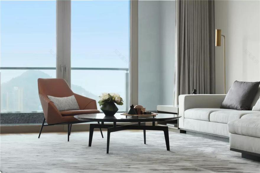 优雅清朗的 300㎡平层公寓设计-0