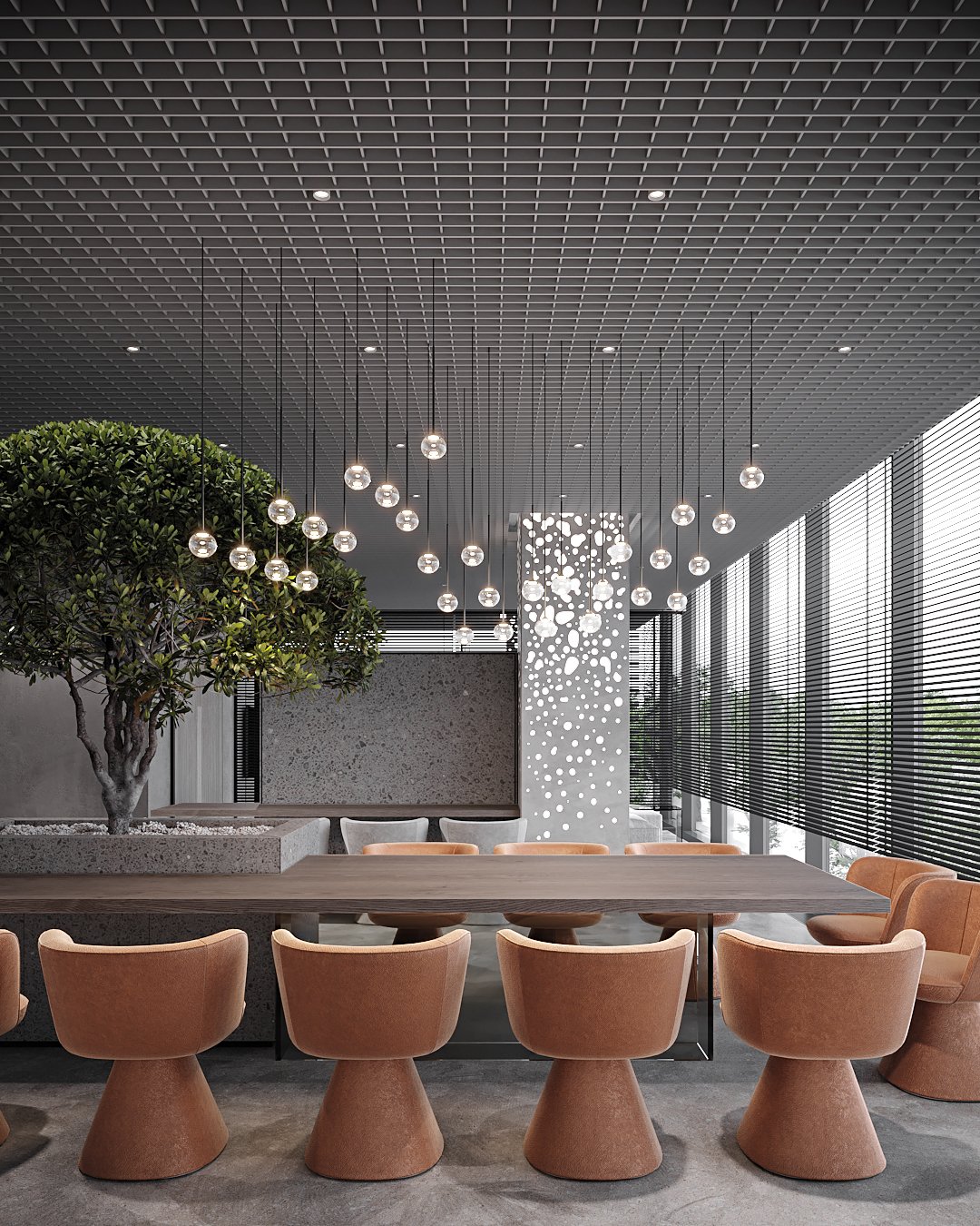 极简自然风办公室设计-13