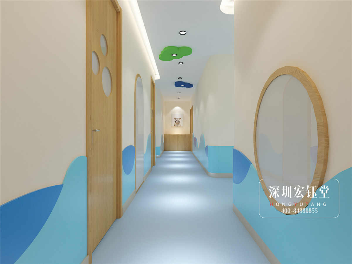 【宏钰堂】郑州儿童艺术培训机构装修效果图-艺学堂装修案例-2