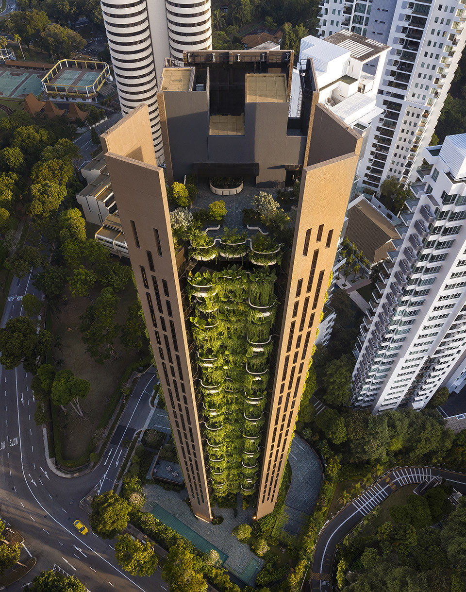 EDEN公寓楼，新加坡/将新加坡的花园景观推向天空-14