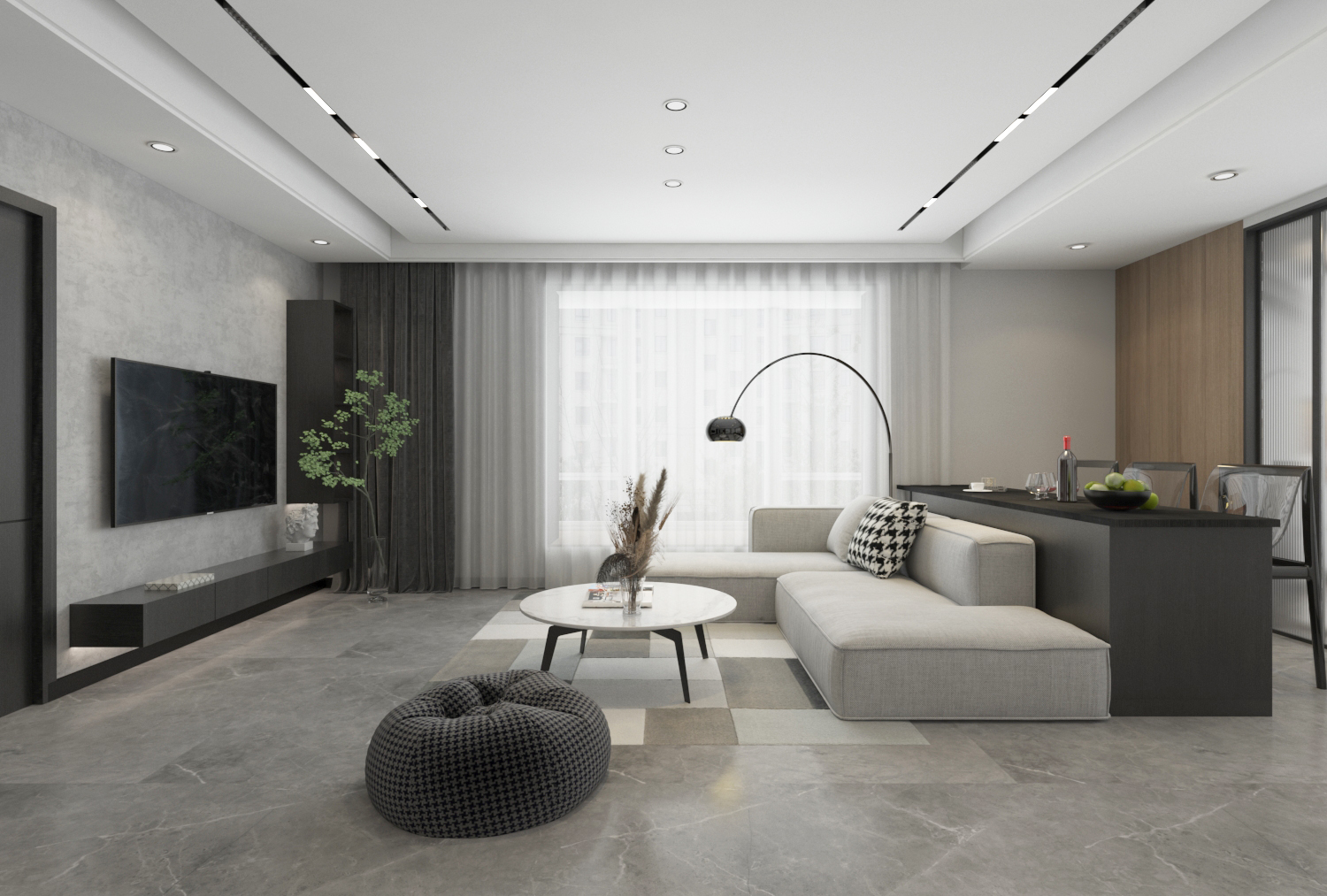 山东济南七里河旧房改造110平-1