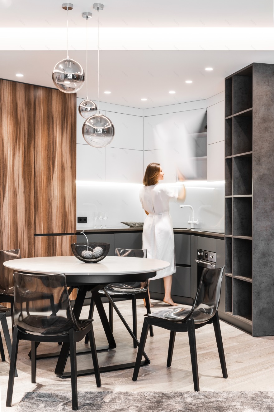 摩尔多瓦现代简约公寓设计丨AB + Partners-1